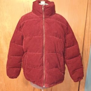 Levi's Strauss & Company Burgundy Corduroy, Puffer Jacket, XL RN#54163